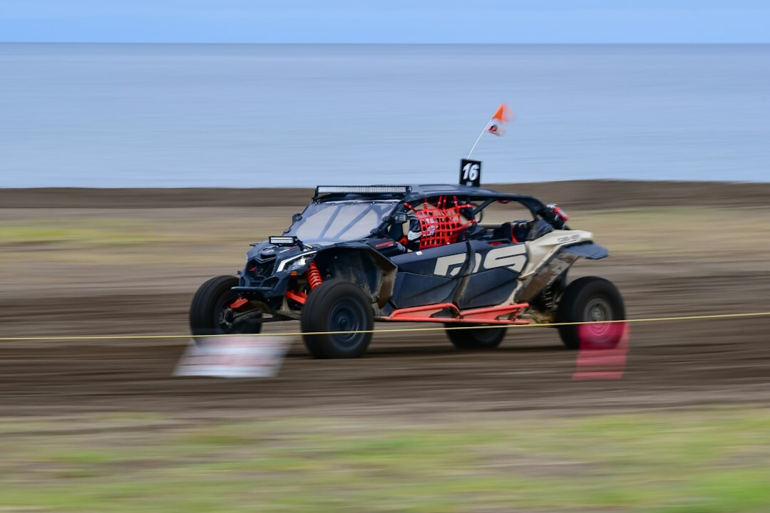 sports car on coastal road