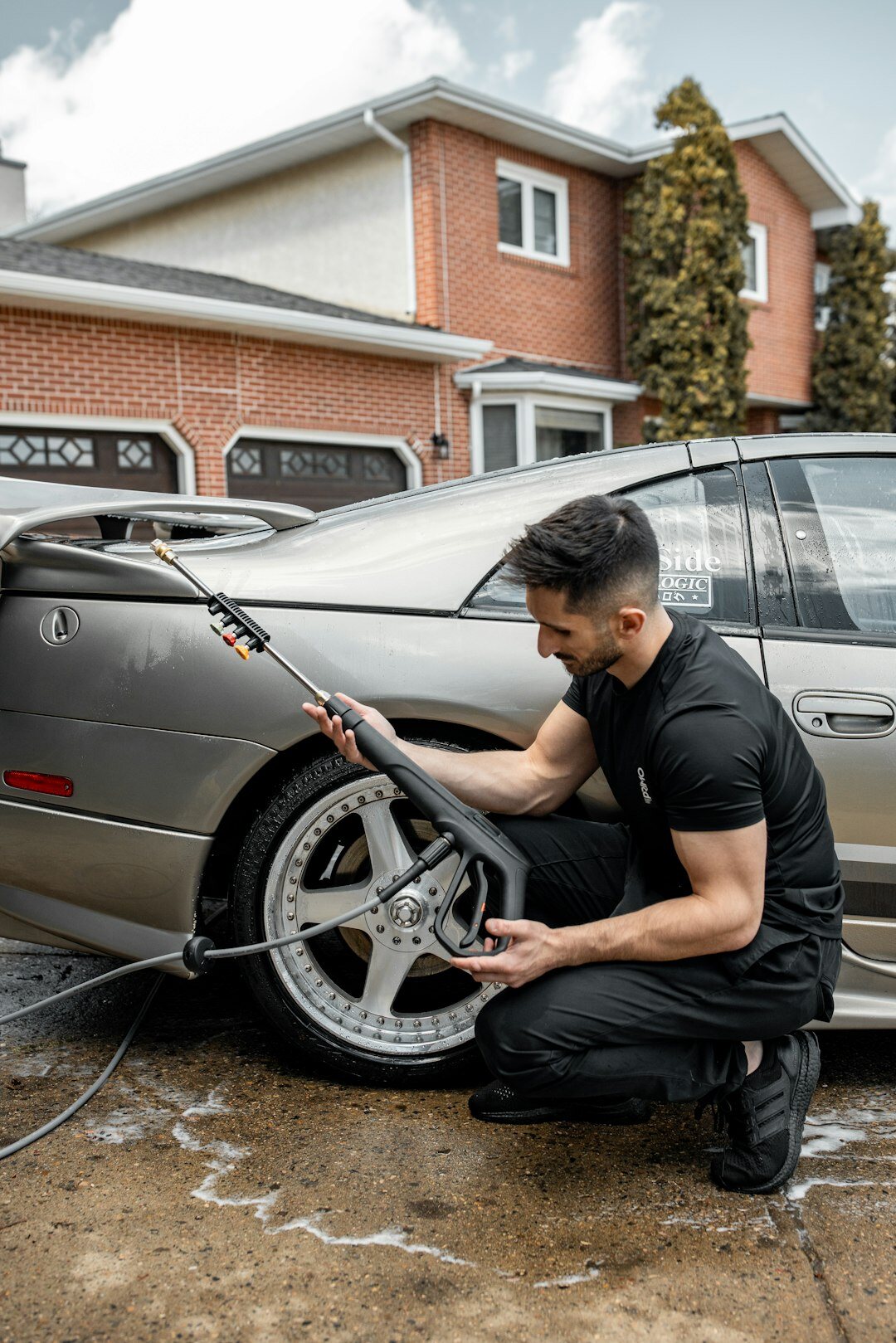 car washing exterior