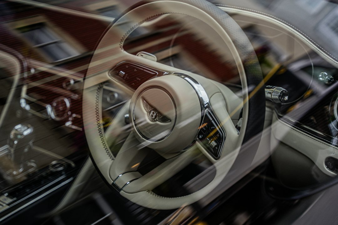 elegant car interior