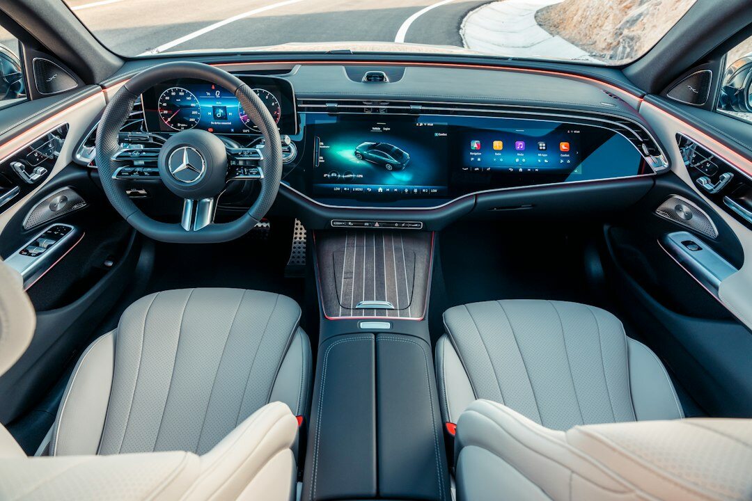 luxury car dashboard technology